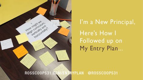 In a previous post – I’m a New Principal, Here’s My Entry Plan… – I outlined my entry plan for when I became the Elementary Principal of T. Baldwin Demarest Elementary School (TBD) in the Old Tappan School District, about five months ago on January 15. For easy reference, here’s a very brief rundown of the entry plan’s … Meet The Principal Template, Principal’s Month Ideas, Asst Principal Appreciation, School Principal Quotes Educational Leadership, New Principal, Faculty Meetings, Elementary Principal, Cult Of Pedagogy, Assistant Principal