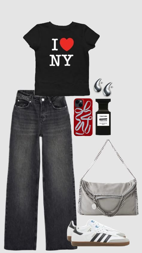 New York Shirt Outfit, I Love New York Shirt, New York Shirt, I Love New York, How To Style, Shirt Outfit, I Love, New York