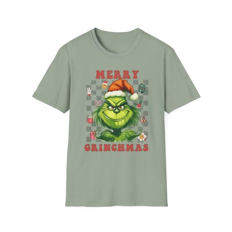 Spread some holiday cheer with this MERRY GRINCHMAS themed T-Shirt. Perfect for fans of The Grinch, this cozy unisex tee is made from 100% ring-spun cotton, ensuring comfort and durability. Whether you're celebrating Christmas or just feeling festive, this shirt is a must-have for your wardrobe. Product features - 100% ring-spun cotton for lightweight comfort - Classic fit with crew neckline for versatility - Ethically grown and harvested US cotton for sustainability - Multiple fabric blends for varied textures and looks - Tubular knit construction for reduced fabric waste Care instructions - Do not dryclean - Machine wash: warm (max 40C or 105F) - Do not bleach - Tumble dry: low heat - Iron, steam or dry: low heat Merry Grinchmas Shirt, Holiday Graphic Tees, Merry Grinchmas, Celebrating Christmas, Fabric Waste, Grinch Christmas, Christmas Vibes, The Grinch, Christmas Shirt