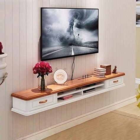 Tv Shelf Wall, Mounted Tv Ideas Living Rooms, Tv Buffet, Centre Table Living Room, Tv Unit Furniture Design, Tv Unit Decor, Tv Unit Furniture, Tv Unit Interior Design, Colourful Living Room Decor