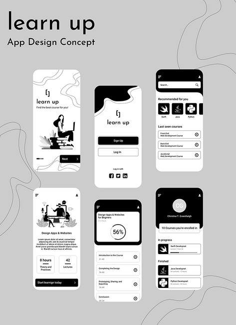 Mobile Site Design, Creative App Design, การออกแบบ Ui Ux, Application Ui Design, Desain Ux, App Design Ideas, To Do App, Ux Design Principles, Interaktives Design