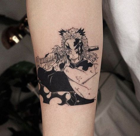 Giyu Tomioka Tattoo, Megumi Tattoo, Panel Tattoo, Slayer Tattoo, Framed Tattoo, Manga Tattoo, Bunny Tattoos, Fantasy Tattoos, Kawaii Tattoo