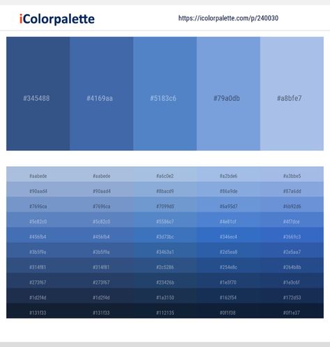 Colors included in this palette similar to Chambray, Danube, Dark Gray / smoked, Dark Slate Blue, Dark Slate Blue and Light Blue, Dark Slate Blue and Medium Purple, Dark Slate Blue and Steel Blue, Gray, Indigo, Light Blue, Medium Purple, . Download color palette as Pdf, Adobe swatch and more. Dark Slate Blue, Orange Color Palettes, Light Steel Blue, Winter Color Palette, Color Palette Yellow, Red Colour Palette, Brown Color Palette, Purple Dark, Fall Color Palette