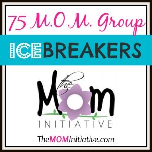 LOTS of FREE RESOURCES to help YOU MENTOR MOMS! Begin a M.O.M. Group today! FREE LIST of 75 ICEBREAKERS! FREE POSTCARD INVITATIONS! FREE M.O.M. GROUP FLYERS! FREE M.O.M. GROUP eBOOKS & REGISTRATION FORMS & FREE COMMUNITY INVOLVEMENT WORKSHEET! Make a difference TODAY!! Ice Breaker For Moms Group, Mom Group Ice Breakers, Mom Ice Breaker Games, Ice Breakers For Moms Group, Mom Meetup Ideas, Mom Group Discussion Topics, Moms Group Ideas, Mops Meeting Ideas, Mom Group Ideas