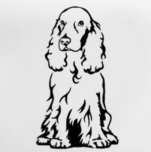 Item List: All Items | 32auctions Dog Outline, Dog Line Art, Spaniel Art, Dog Line, Cocker Spaniel Dog, Spaniel Puppies, Spaniel Dog, Dog Car, Dog Drawing