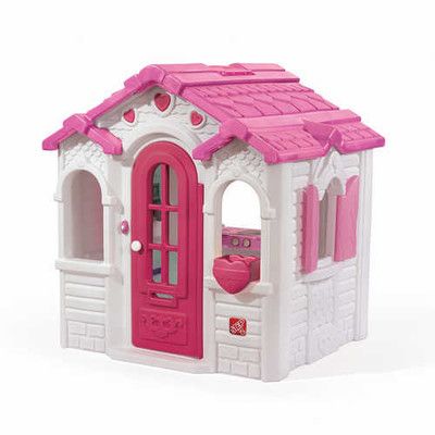 Step2 Sweetheart Playhouse Toddler Outdoor Playhouse, Inside Playhouse, Pink Playhouse, Kids Indoor Playhouse, Outside Playhouse, Toddler Playhouse, Kids Playhouse Outdoors, Girls Playhouse, Indoor Playhouse