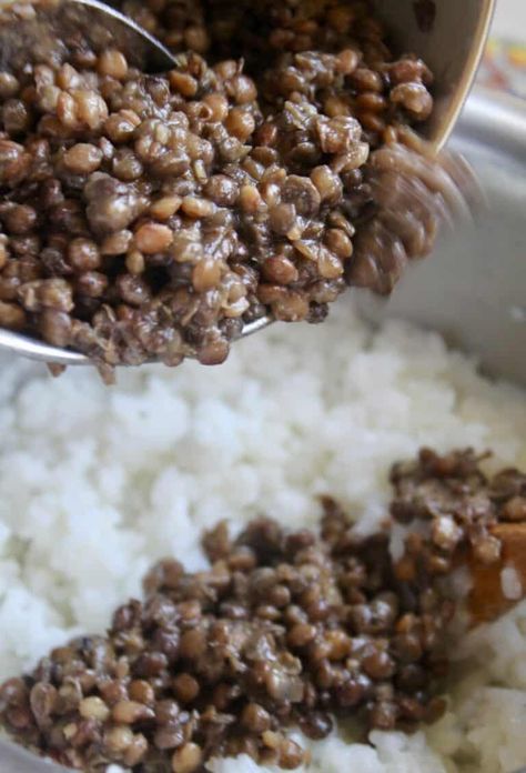 adding lentils to rice Lentils Over Rice, Lentil And Rice Recipes, Rice And Lentils Recipe, Lentil Rice Recipe, Lentils And Rice Recipe, Brown Rice And Lentils Recipe, Lentil Rice, Rice And Lentils, Lentils Rice