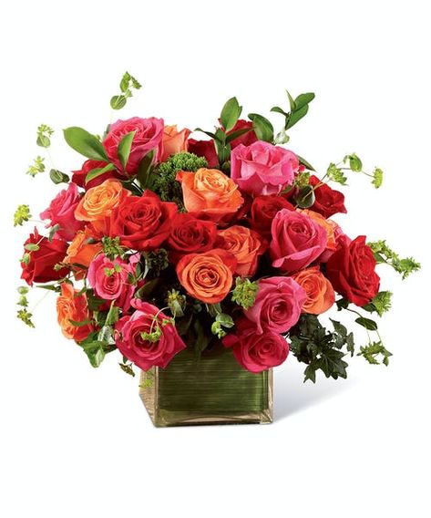 Red Rose Arrangements, Valentine Flowers, Pink Flower Arrangements, Wedding Party Flowers, Flowers Orange, Flower Arrangements Simple, Gift Bouquet, Rose Arrangements, Valentines Flowers