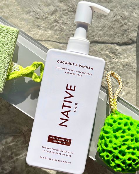 Shampoo, haircare, hair style , native , dry hair , oily hair , curly hair Native Vanilla Shampoo, Native Coconut Vanilla Shampoo, Native Shampoo And Conditioner, Kawaii Skincare, Native Shampoo, Native Coconut Vanilla, Vanilla Shampoo, Suave Shampoo, Coconut Shampoo