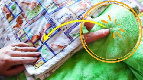 How To Tie A Quilt Using The “Hidden Tie” | DIY Joy Projects and Crafts Ideas Hand Quilting Designs, Diy Joy, Big Needle, Tie Quilt, Quilt Of Valor, Making Stuff, Dental Floss, Quilt Tutorials, Tie Knots