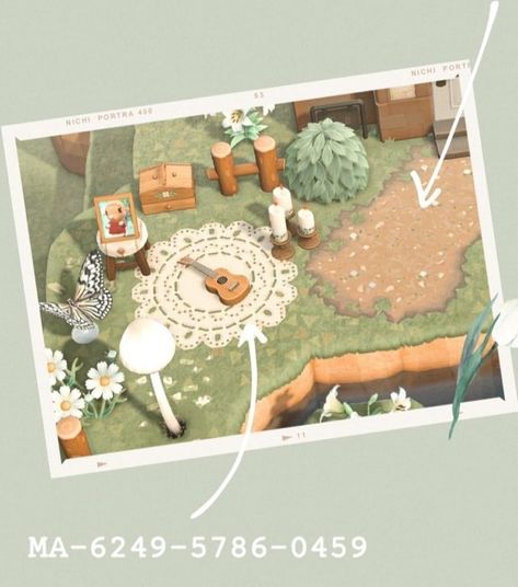 Animal Crossing Flower Codes, Acnh Flower Code, Cottagecore Rug, Acnh Cottagecore, Animal Crossing 3ds, Create Your Own World, Path Design, Island Theme, Animal Crossing Wild World