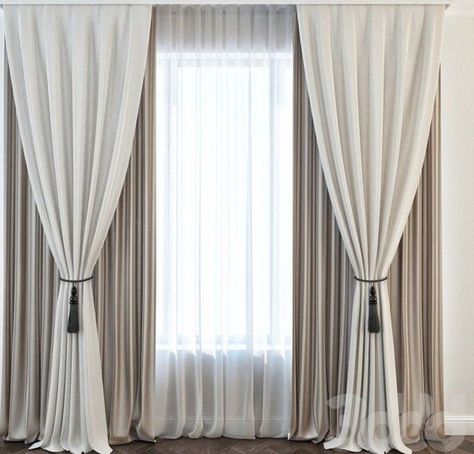 Classic Curtains, The Curtains, Luxury Curtains, Curtains Living, Home Curtains, Design Del Prodotto, Cool Ideas, Curtain Designs, Lazy Susan