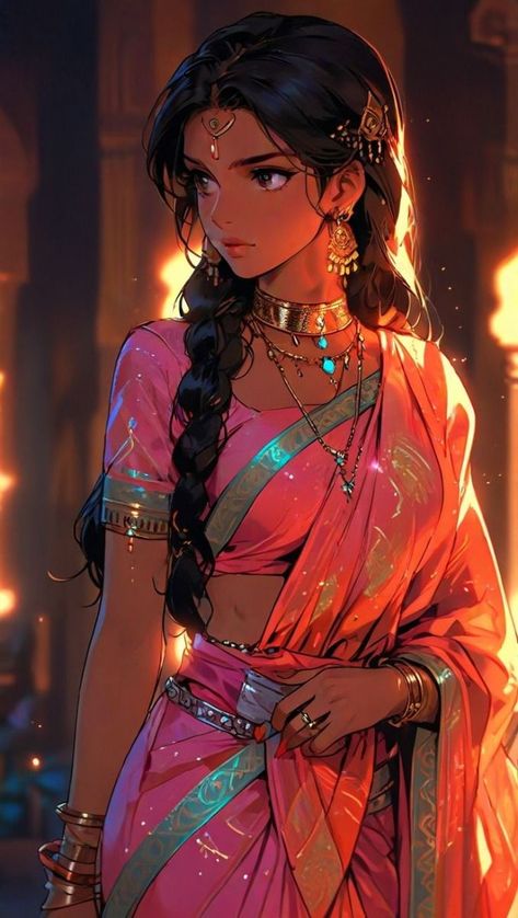 Our Hearts Raced After Seeing How Boldly These People Decided To Try Their Crazy Ideas Indian Princess Art, Aesthetic Case, Album Artwork Cover Art, Indian Princess, Character Design Girl, Indian Art Gallery, Crazy Ideas, Photos Of People, Female Character Concept