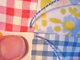 My Rose Valley: Tying a quilt tutorial Tying A Quilt, Tie Quilt, Flannel Quilts, Quilt Storage, Quilt Tutorial, Denim Quilt, House Quilts, Quilt Stitching, Shirt Quilt