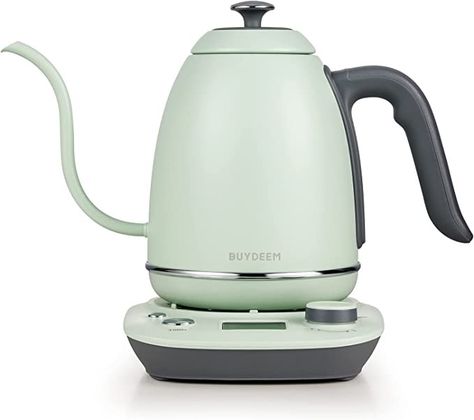 Discover great products at the best prices at Dealmoon. Buydeem K821 Electric Gooseneck Kettle with Variable Temperature Control, Pour Over Coffee Tea Kettl. Price:$82.49 at Amazon.com Kettle Electric, Gooseneck Kettle, Amazon Coupons, Water Kettle, Tea Maker, Pour Over Coffee, Copper Kitchen, Coffee Machines, Tea Kettle