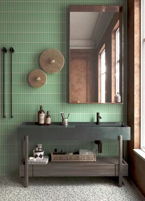 Academia Interior, Amsterdam Apartment, Green Mosaic, Mosaic Bathroom, Marble Mosaic Tiles, Marble Mosaic, Mosaic Tiles, Master Bath, Wall Tiles