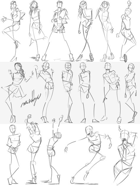 Running Pose Reference Front View, Male Life Drawing Poses, Contraposto Pose, Arms Out Pose, Looking Behind Pose Reference, Character Sheet Base, Walking Reference, Perspective Grid, Gesture Drawing Poses