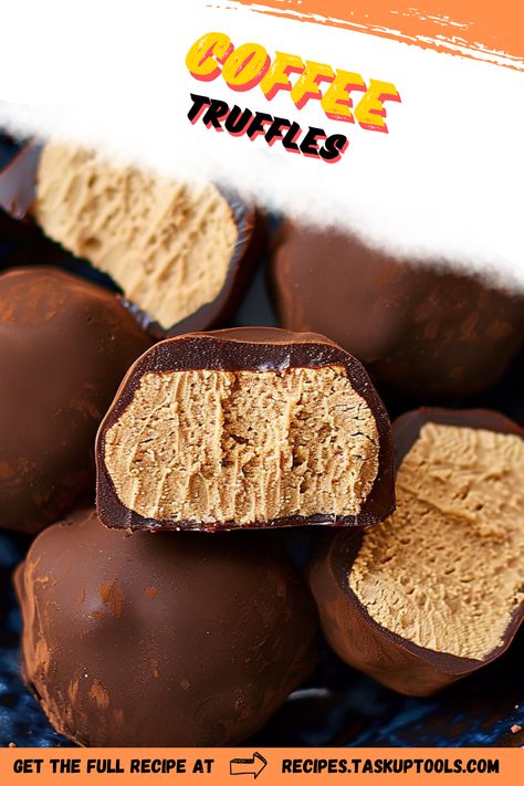 Indulge in the rich, decadent world of coffee truffles with this easy-to-follow recipe. Perfectly blending the bold flavor of coffee with smooth chocolate, these delightful treats make for an exquisite dessert or a thoughtful gift. Whether you're a coffee lover or simply looking to elevate your sweet tooth, these truffles are sure to impress. Discover tips for customizing your flavor profiles and presentation ideas to take your coffee truffles to the next level. Pin this recipe for a delicious gourmet experience that will awaken your Coffee Truffles Easy, Coffee Truffles Recipe, Coffee Truffles, Sweet Truffles, Espresso Truffles, Yam Yam, Presentation Ideas, Mini Cookies, Coconut Butter