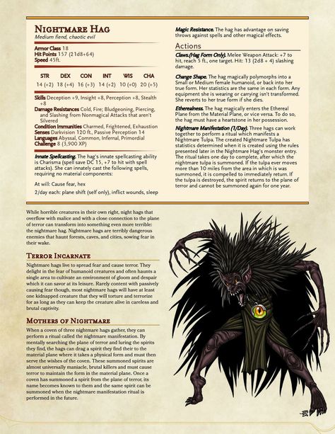 Homebrew Monsters, Dnd Creatures, Dungeons And Dragons Rules, Dnd Monster, Dnd Stats, Dungeon Master's Guide, Dungeons And Dragons Classes, Dnd 5e Homebrew, D D Monsters