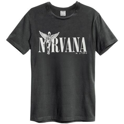 NIRVANA In Utero Slim Fit T-shirt ($20) ❤ liked on Polyvore featuring tops, vintage tops, collar top and slimming tops Nirvana In Utero, Nirvana Tshirt, In Utero, Collared Shirts, Vintage Tee Shirts, Shirts Vintage, Band T Shirts, Collar Tshirt, Concert Tees