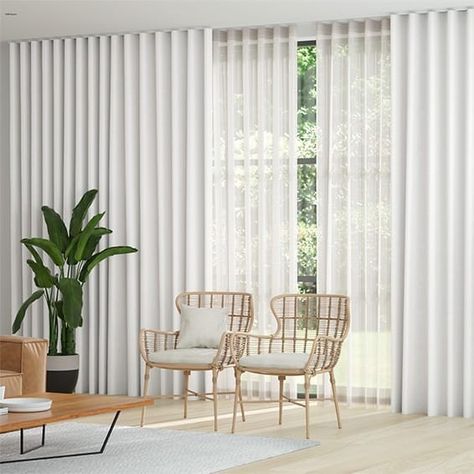 S Fold Curtains, White Curtains Living Room, Lounge Curtains, Sheers Curtains Living Room, Diy Projects Wood, Neutral Curtains, Living Room Decor Curtains, Curtains Living, Home Entrance Decor