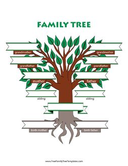 Adoptive Family Tree With Siblings Template - Printable PDF #familytree Family Tree Template Excel, Family Tree Templates, Family Tree Template Word, 18th Debut, Blank Family Tree Template, Free Family Tree Template, Window Quilts, Blank Family Tree, Heritage Scrapbook Pages