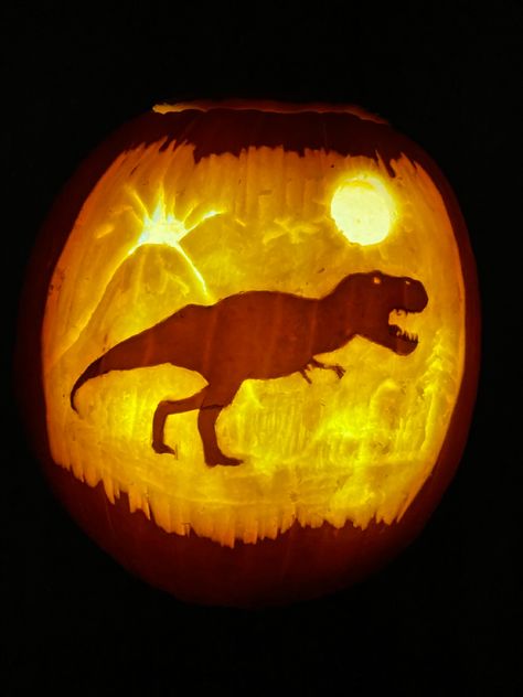 Pumpkin Carving Pretty, Pumkin Carving Dinosaur, Dino Pumpkin Carving, Pumpkin Carving Dinosaur, Dino Pumpkin Carving Ideas, Dinosaur Pumpkin Carving, Dinosaur Lantern, Pumpkin Carving Stencils Easy, Pumpkin Carving Ideas Easy