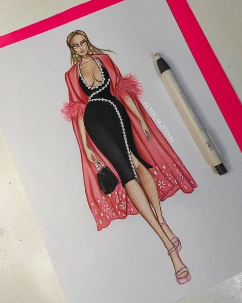 @georgeshobeika Spring summer 22 rtw 💗one of my favorites . . . . . . . . . . #artoftheday #art #artist #artcollector #artgallery… | Instagram Dresses Sketches, Dress Illustration Art, Fashion Illustration Poses, Fashion Model Sketch, Fashion Coloring Book, Fashion Figure Drawing, Fashion Drawing Sketches, Dress Illustration, Fashion Illustration Sketches Dresses