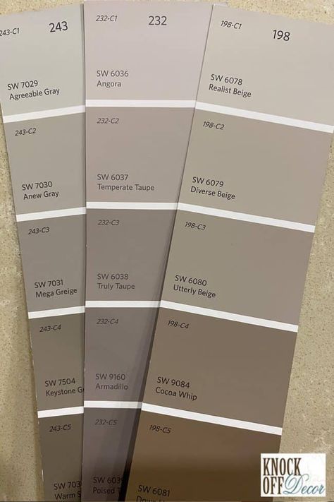 Mega Griege Bedroom, Sw Mega Greige Coordinating Colors, Mega Greige Sherwin Williams Bedroom, Perfect Griege Sherwin Williams Exterior, Greige Deck Paint, Greige Color Palette For Home, Greige Home Decor, Perfect Greige Sherwin Williams Bedroom, Sw Mega Greige Cabinets