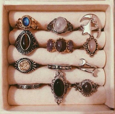 Phoebe Buffay Outfit | ShopLook Boho Styl, Indie Jewelry, Estilo Hippie, Dope Jewelry, Funky Jewelry, Dream Ring, Gothic Jewelry, Jewelry Inspo, Pretty Jewellery