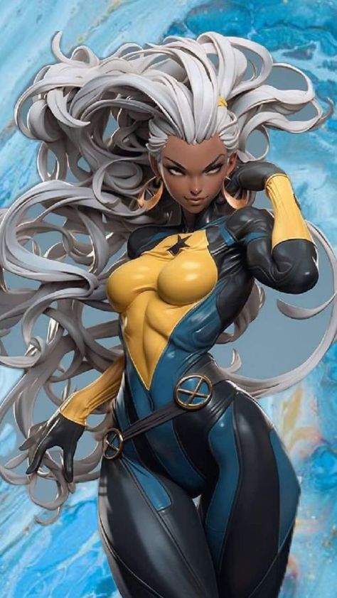 Storm Xmen, Xman Marvel, Storm Marvel, Kubo And The Two Strings, Marvel Heroines, Marvel Superheroes Art, Black Comics, Marvel Characters Art, Female Superhero