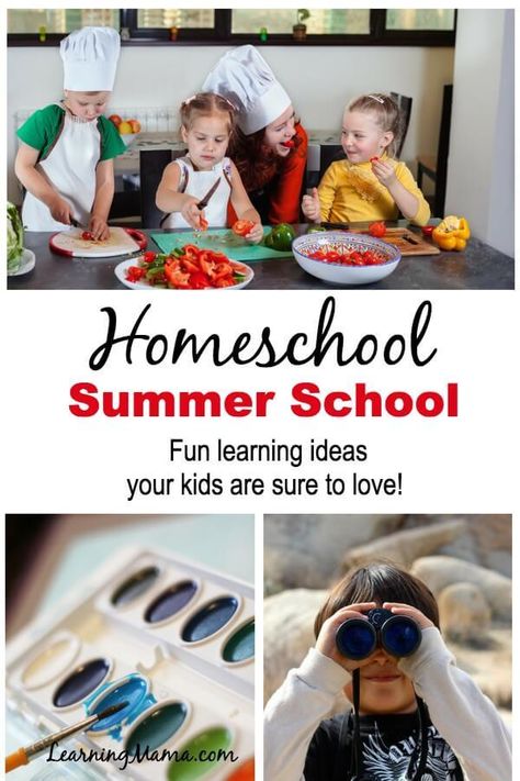 Summer Homeschool Ideas, Homeschool Summer, Summer Learning Activities, Planning School, Summer Homeschool, Fun Educational Games, Homeschool Encouragement, School Celebration, Homeschooling Ideas