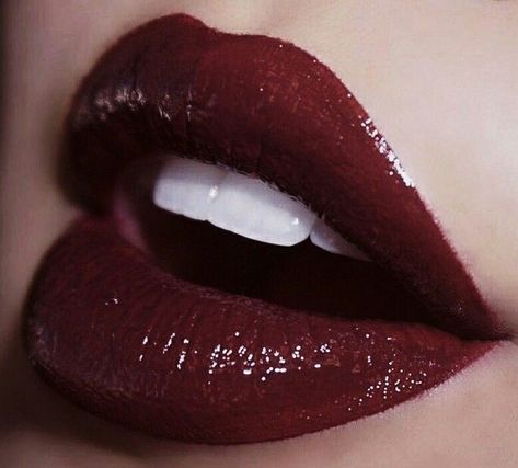 Deep Red Lip, Red Lipgloss, Maroon Lips, Maroon Lipstick, Deep Red Lips, Witch Spells, Cherry Kiss, Red Lip Gloss, Dark Red Lips