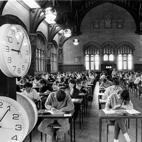 USYD - 1984 exam in MacLaurin Hall. Fantastic Mr Fox, Richard Ginori, Henry Miller, Factory Tours, Mood And Tone, Old Stone, Country Estate, Victorian Gothic, Law School