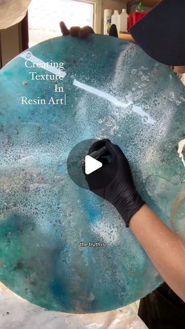 CANDACE | RESIN ARTIST on Instagram: "My favorite ways for Adding texture to  my resin art paintings. #silverleaf  #silvergel 
.
And.., it’s a no makeup video 😎
.
I have been working on this piece for a week or so,..more layers to go. Stay tuned. 🫶🏻
.
#resin #resinartwork #details #texturedart #texturedpainting #howto #silverpen #silverleafing #abstractart" Cool Present Ideas, Resin Paintings, Resin Artist, Silver Pen, Makeup Video, Creating Texture, Resin Art Painting, Texture Paint, Resin Artwork