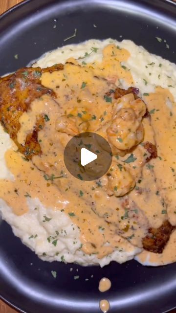 Messy Eats on Instagram: "Blackened Fish & Grits w/ a Cajun Shrimp Sauce
& it's LOW CARB! 2 🍗 Y'all wanna know a
secret? The GRITS are actually cauliflower. I
know it's unbelievable but we do low carb soul
food well over here! Recipe is here, website is 50% off!
#keto #lowcarb" Cajun Shrimp Sauce, Fish And Grits, Shrimp Cream Sauce, Blackened Catfish, Blackened Fish, Shrimp Sauce, Cajun Shrimp, Braids With Weave, Grits