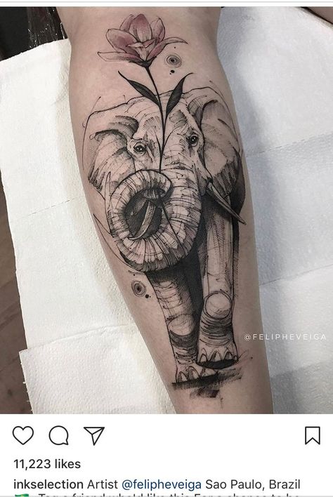 Elephants Tattoo Design, Elephants Tattoo, Elephant Head Tattoo, Elephant Tattoo Design, Inspiration Tattoos, Elephant Tattoo, Elephant Tattoos, Tattoos For Daughters, Skull Tattoos