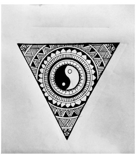 Yin Yang Mandala Art, Yin Yang Mandala Tattoo, Small Mandala Drawing Easy, Easy Mandala Drawing Simple, Mandala Drawing Simple, Easy Mandala Drawing For Beginners, Yin Yang Drawing, Mandala Art Simple Design, Mandala Drawing Easy