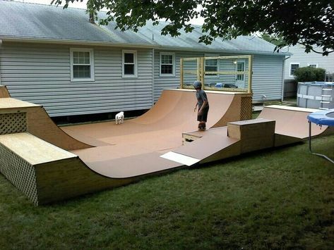 More Ramps Ramp Ideas, Bmx Ramps, Backyard Skatepark, Skatepark Design, Mini Ramp, Skate Ramps, Skate Ramp, Skateboard Ramps, Skateboard Park