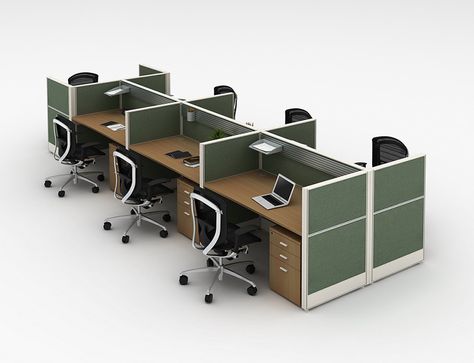 Office Cubicle Design, Corporate Office Furniture, Cubicle Design, Home Office Furniture Design, Small Office Design Interior, Workstations Design, Workstation Desk, Office Desk Designs, Small Office Design