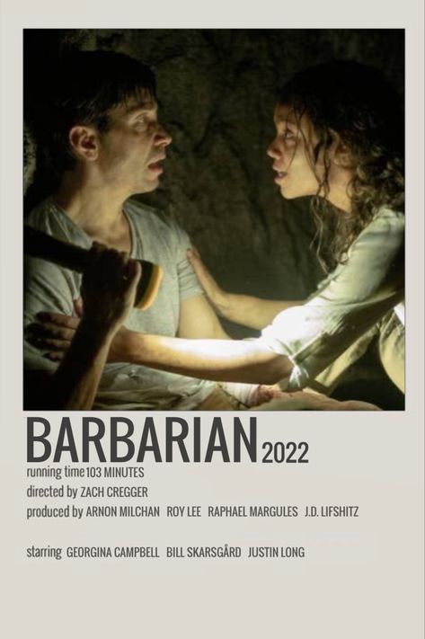 Horor Filmovi, Barbarian Movie Poster, Barbarian Poster, The Barbarian Movie, Film Rekomendasi, Barbarian 2022, Grave Movie, Barbarian Movie, Polaroid Movie Poster