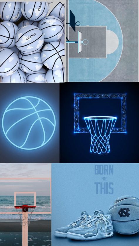 Blue Aesthetic Basketball, Cool Basketball Pictures, Basketball Collage, Aesthetic Basketball, Basketball Quotes Inspirational, College Wallpaper, Really Cool Wallpapers, Cool Basketball Wallpapers, Basketball Aesthetic