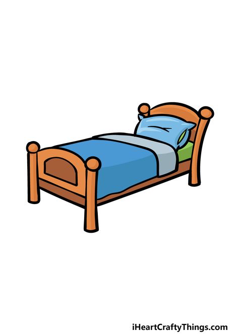 How to Draw A Cartoon Bed – A Step by Step Guide Bed Cartoon Drawing, Bed Cartoon, Bed Vector, Caim E Abel, Bedroom Cartoon, Bed Picture, 30 Day Drawing Challenge, Bed Images, Cartoon Chicken