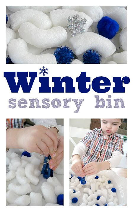 Easy Winter Sensory Bin for snow story times. I could put together small ones for kids to play with at story time. Then they could take them home. Sensory Bins For Toddlers, Winter Sensory Bin, Winter Activities For Toddlers, Winter Lesson Plan, Winter Sensory, Sensory Tub, Preschool Sensory, Sensory Bin Ideas, Preschool Winter