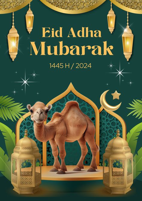 👉CLICK THE LINK TO EDIT!💻✨   Celebrate Eid al-Adha with a beautiful poster from us! This poster design reflects the warmth and joy of Eid al-Adha with charming colors and distinctive elements. Customize it with your message or event information using Canva's easy editing tools. Share the spirit of togetherness and celebration with this meaningful poster. #IdulAdha #CanvaDesign #PosterIdulAdha  👣 Follow us too! 🌟 @kreasicantikcanva Id Al Adha Mubarak, Ed Ul Adha Wishes, Eid Al Adha Arabic, Eid Al Adha Mubarak Ad, Eid Ul Adha Poster Design, Eid Adha Mubarak, Happy Eid Al Adha, Morning Cat, Anime Muslim