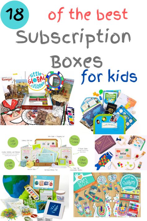 Gift Guide Magazine, Cooking Kits For Kids, Trendy Birthday Gifts, Toy Gift Guide, Craft Box Subscription, Subscriptions For Kids, Non Toy Gifts, Subscription Boxes For Kids, Best Subscription Boxes