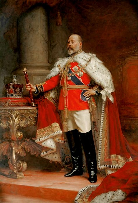 Coronation Robes, Queen Alexandra, King Edward Vii, King Edward, British Monarchy, Historical Art, British History, British Royalty, King George