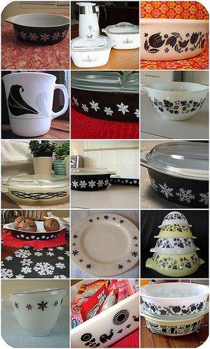 Black and White Pyrex Pyrex Display, Mod Kitchen, Vintage Pyrex Dishes, Pyrex Glassware, Pyrex Patterns, Vintage Pyrex Bowls, Pyrex Collection, Vintage Cookware, Vintage Dishware