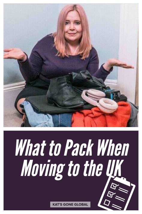 My packing list for moving to the UK is jammed packed with advice on what to bring. Read my what you should pack when moving to the UK to ensure you have everything you need. This moving abroad checklist includes everything from clothing, travel essentials and all the important things. With an easy-to-follow UK packing list. #movingtips #movingtotheUK #UKpackinglist Moving To Uk Checklist, What To Pack When Moving Abroad, Uk Packing List, Packing List For Moving, What To Pack When Moving, Moving To Uk, Moving List, Moving Packing List, What To Pack For Vacation