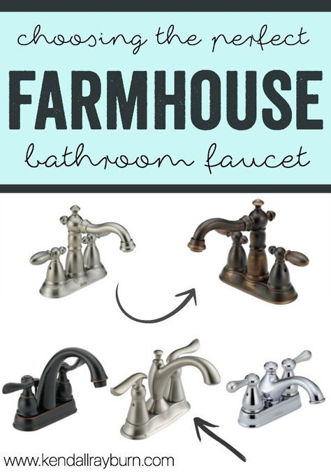 Choosing the perfect bathroom faucet with @deltafaucet! #ad #BathroomFaucets Farmhouse Faucet, Black Faucet Bathroom, Bathroom Vanity Faucets, Farmhouse Bathroom Sink, Farmhouse Bathroom Vanity, Bathroom Farmhouse Style, Perfect Bathroom, Vanity Faucet, Modern Farmhouse Bathroom